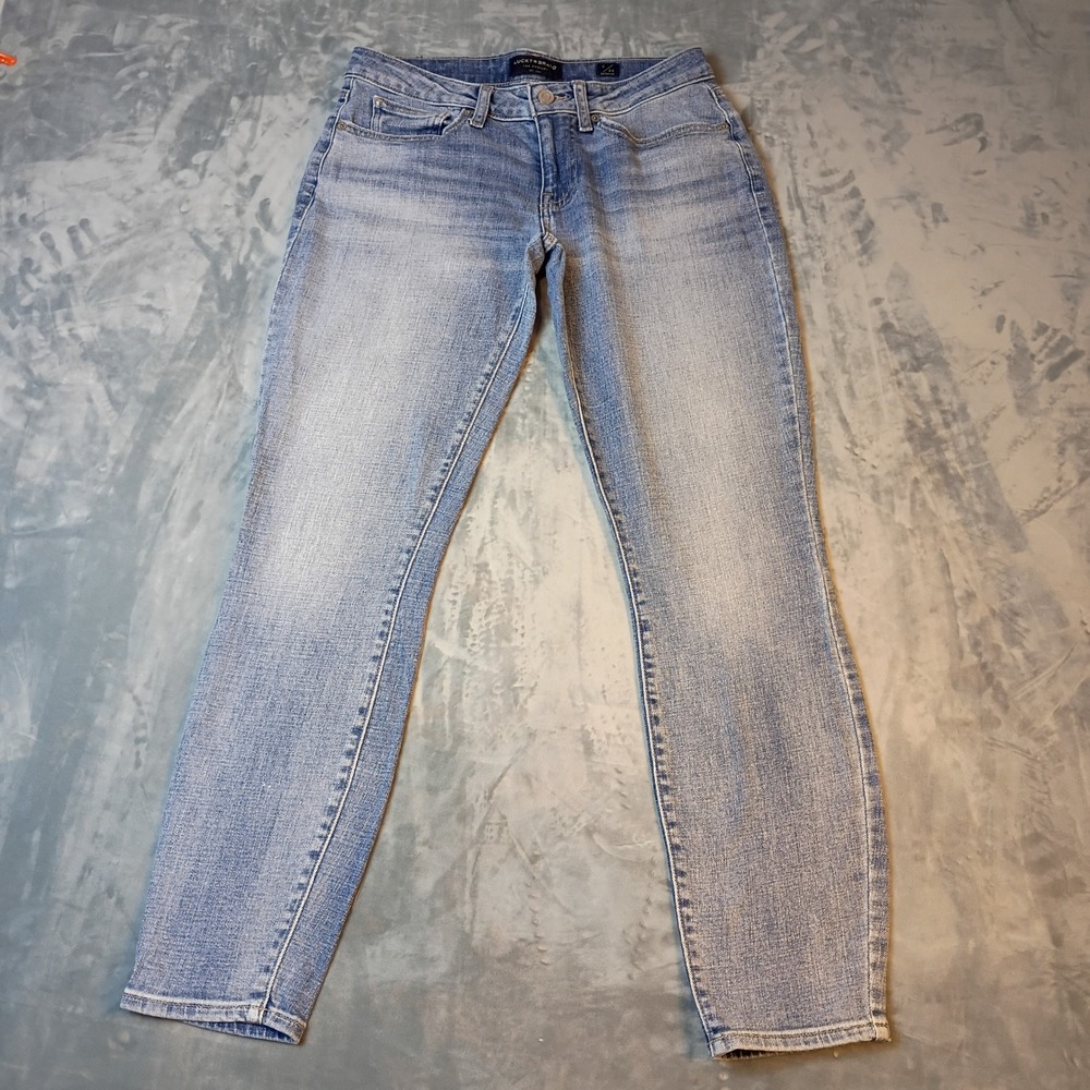 Lucky Brand Lolita Low Rise Skinny Jeans Light Wash Denim Womens 2/26 Regular
